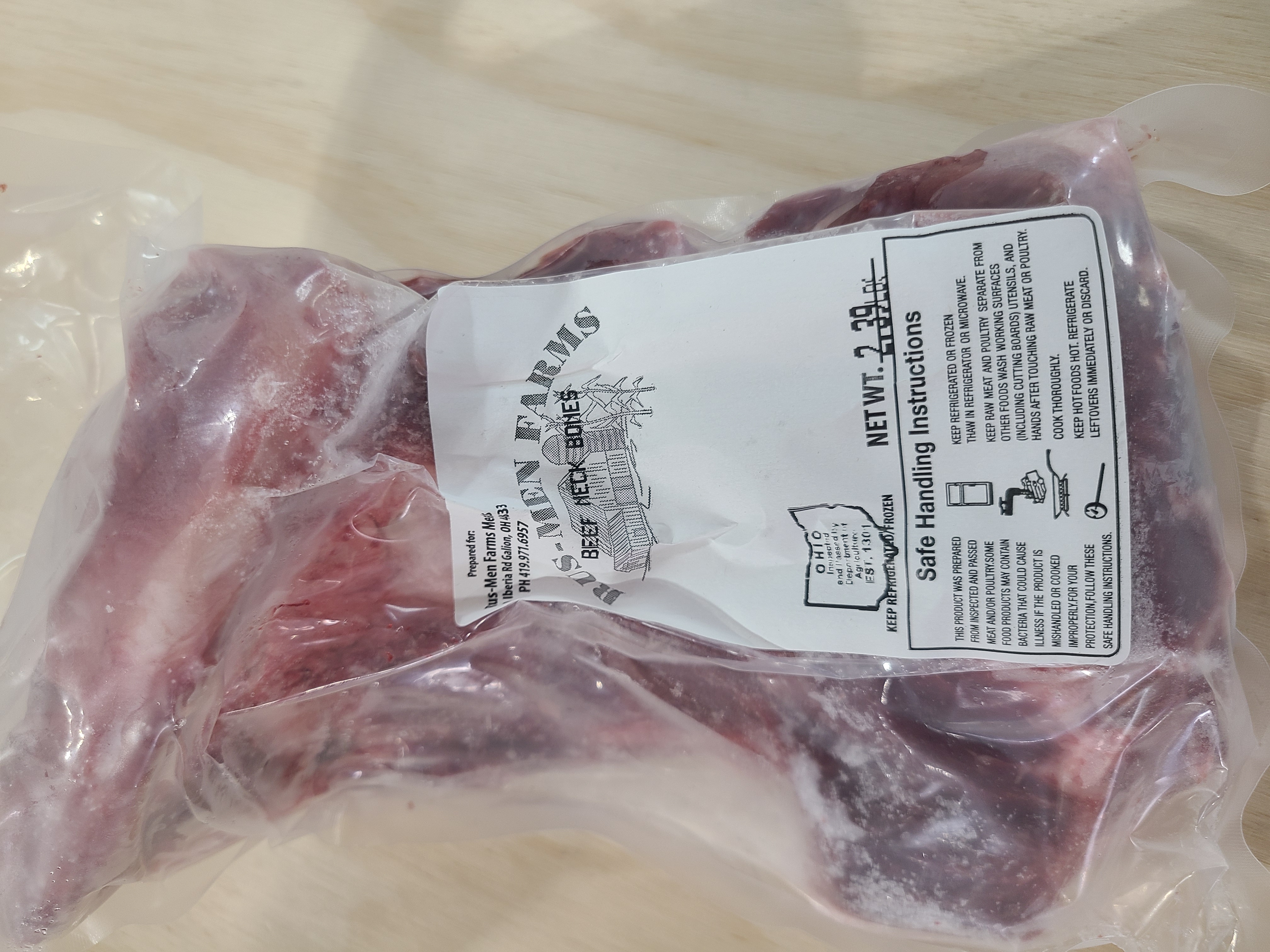Beef Neck Bones (Soup)