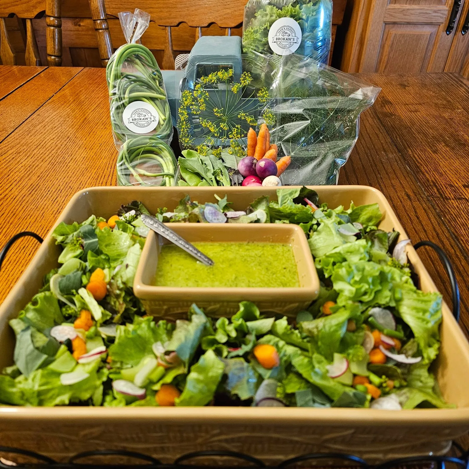 Garlic Dill Gourmet Salad Kit