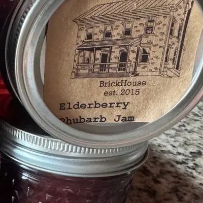 Elderberry Rhubarb Jam