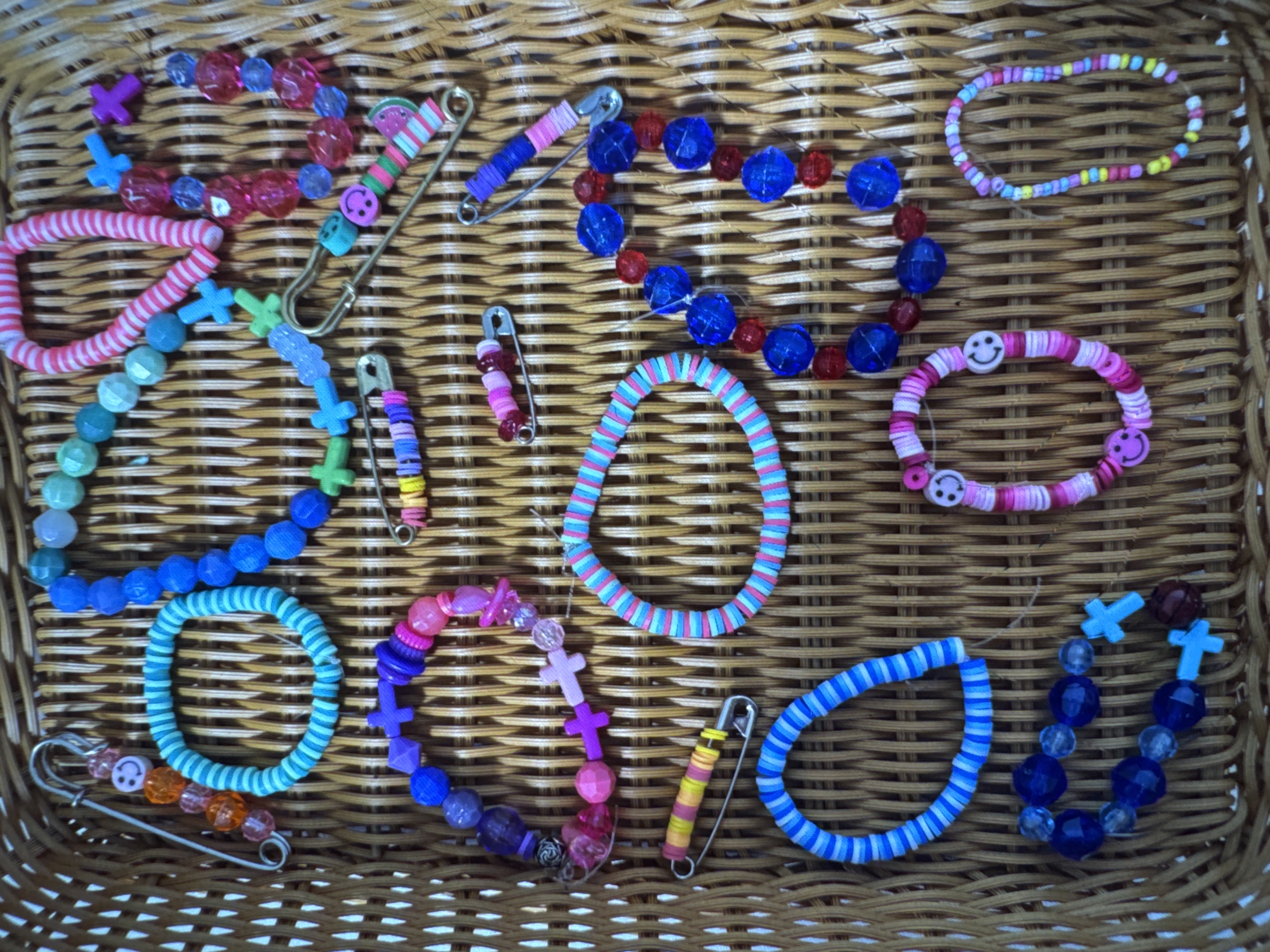 Homemade bracelets by Ruby!