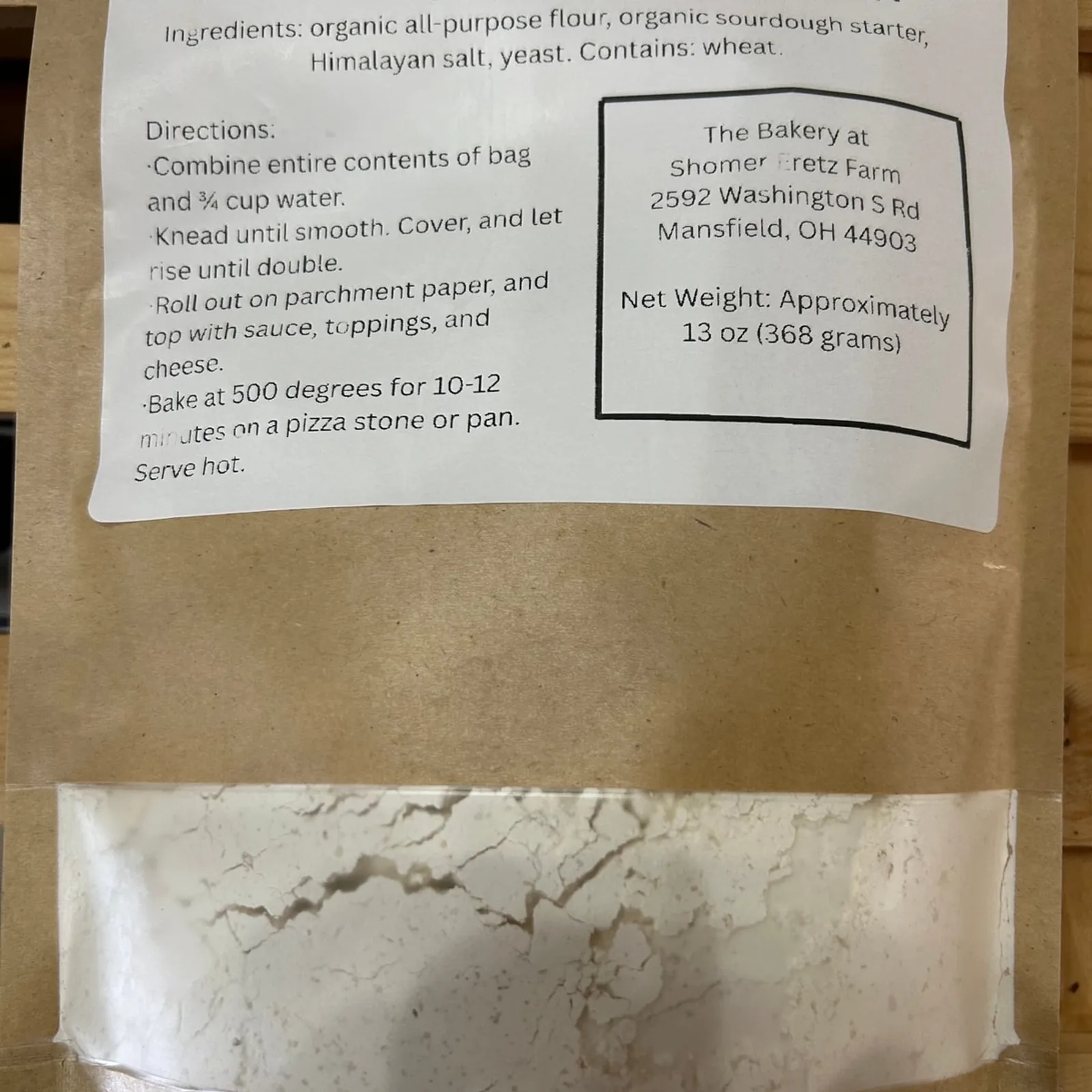 Pizza Crust Mix, Organic