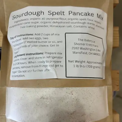 Sourdough Spelt Pancake Mix, Organic
